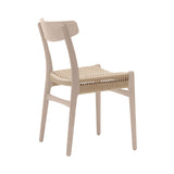 CH23 Dining Chair: Natural + Soaped Oak + Without Cushion