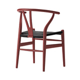 CH24 Wishbone Chair: Black + Falu