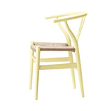 CH24 Wishbone Chair: Natural + Hollyhock