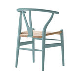 CH24 Wishbone Chair: Natural + Pewter