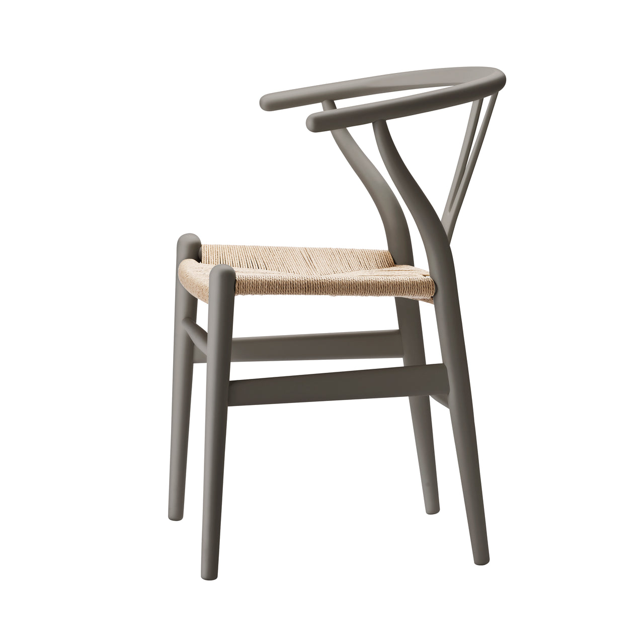 CH24 Wishbone Chair: Natural + Slate