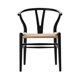CH24 Wishbone Chair: Natural + Black Beech