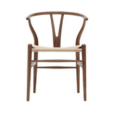 CH24 Wishbone Chair: Natural + Oiled Walnut