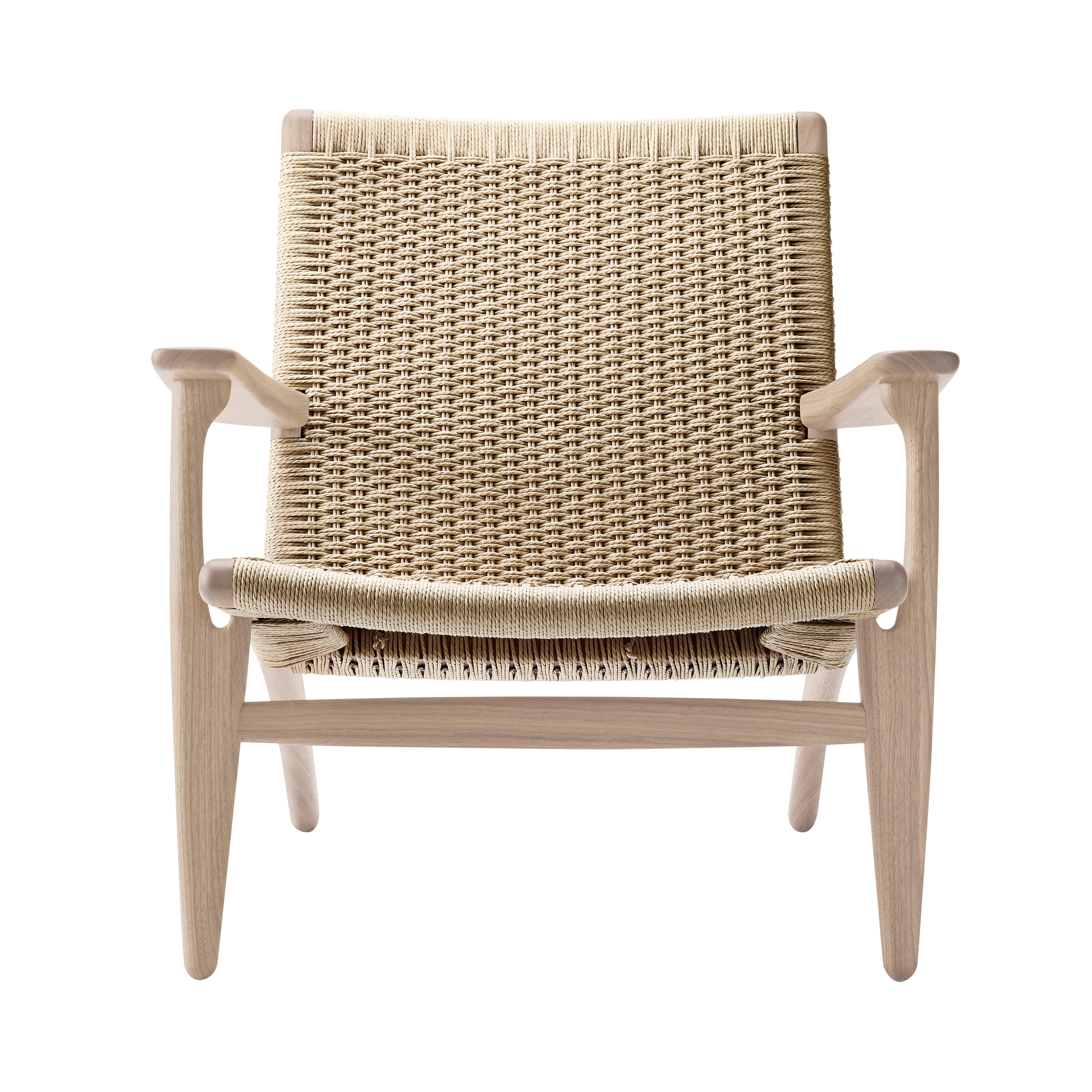 CH25 Lounge Chair: Natural + Soaped Oak