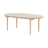 CH338 Dining Table: Soaped Oak