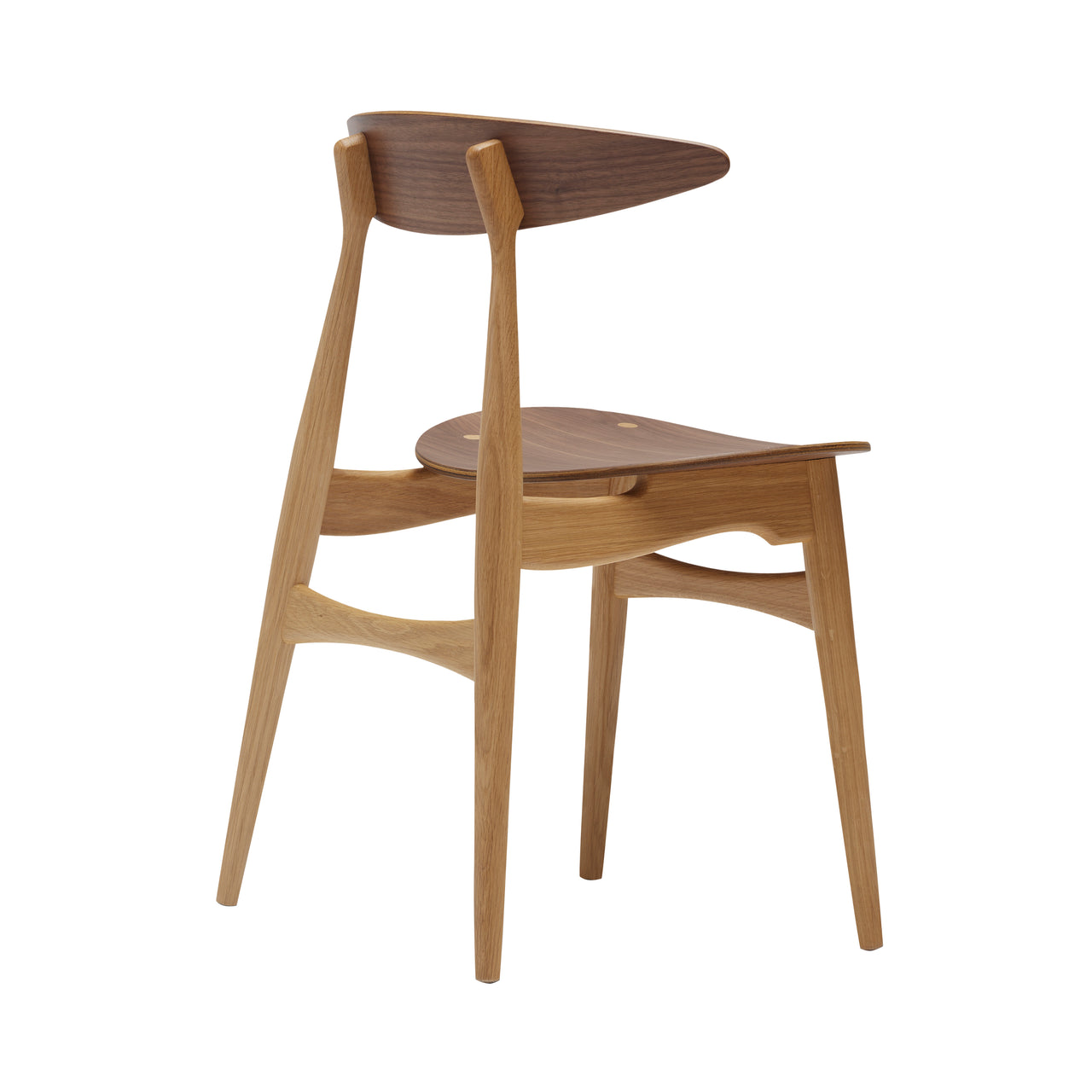 CH33T Chair: Oiled Oak + Walnut
