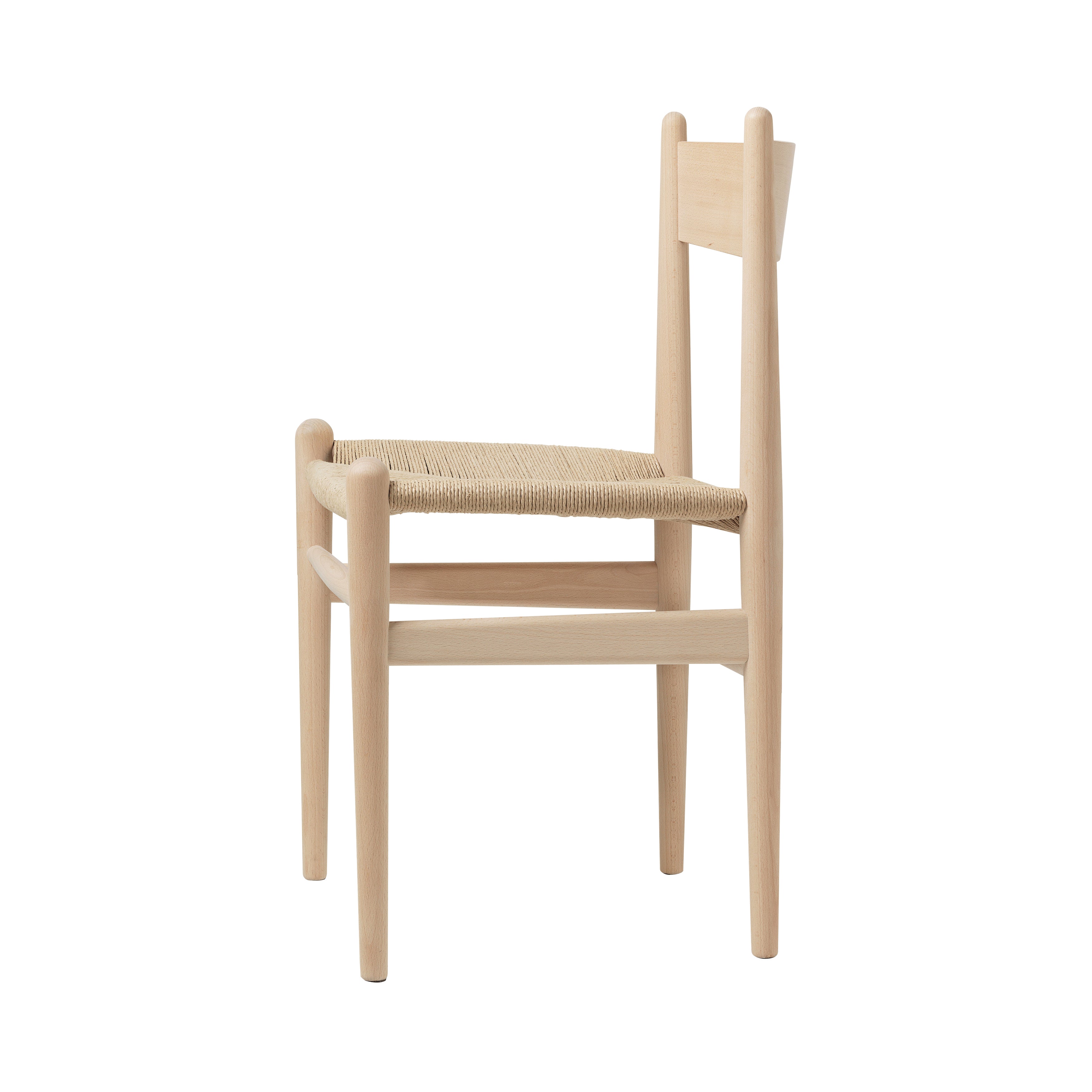 CH36 Dining Chair: Natural + Soaped Beech