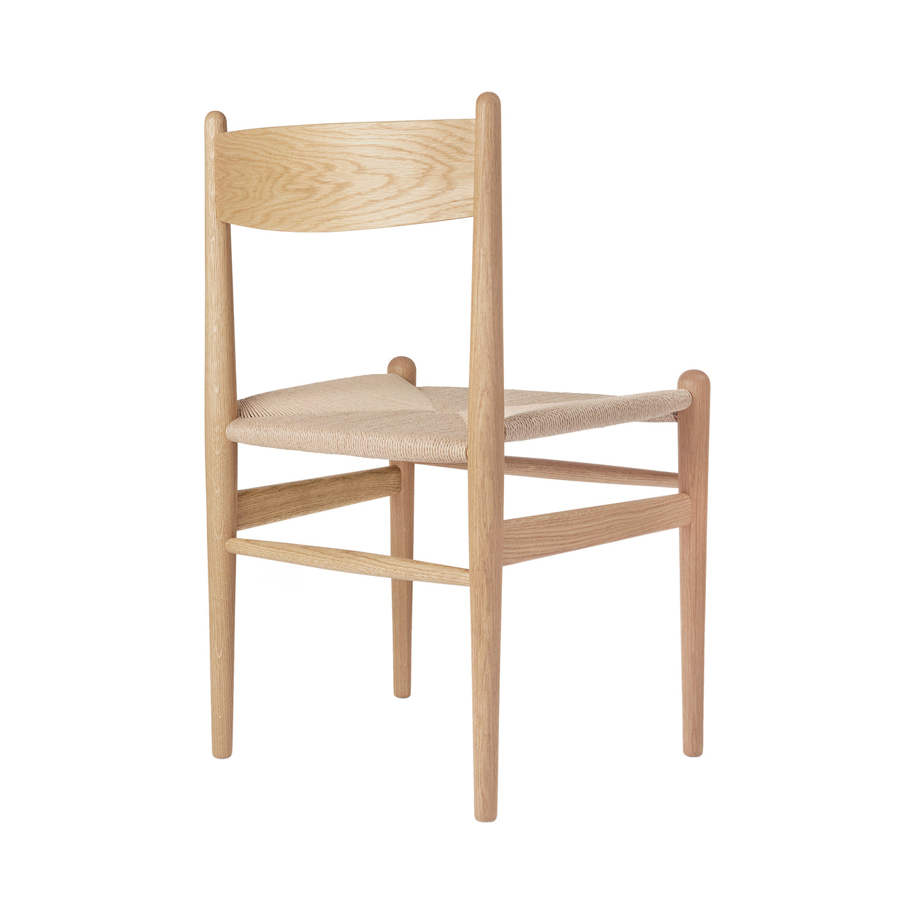 CH36 Dining Chair: Natural + Oiled Oak