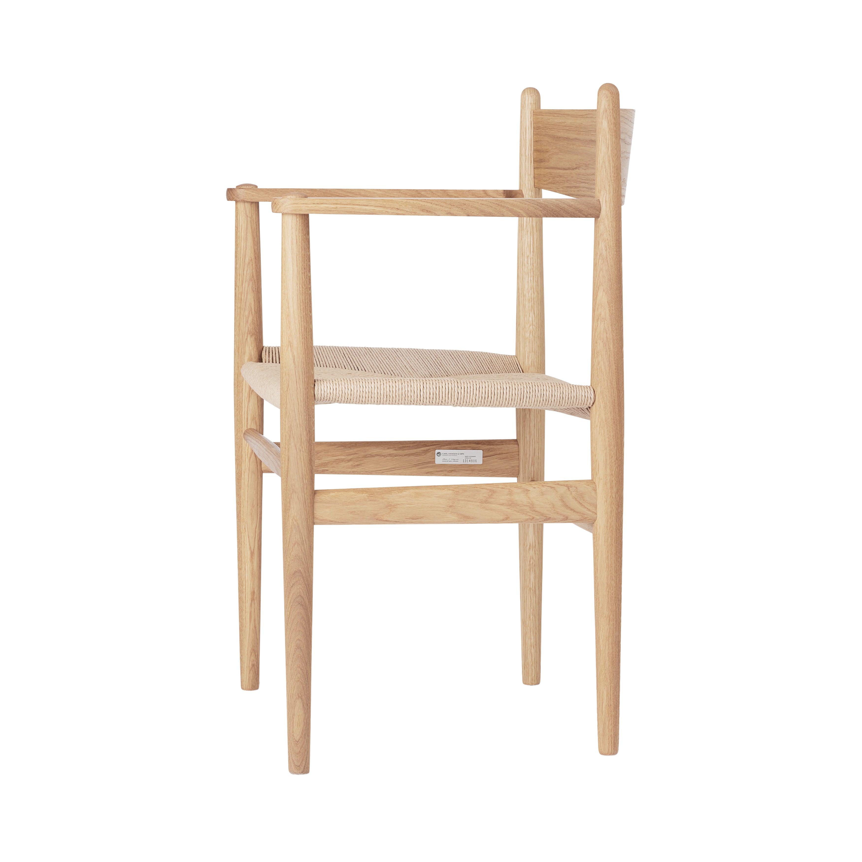 CH37 Dining Chair: Natural + Oiled Oak