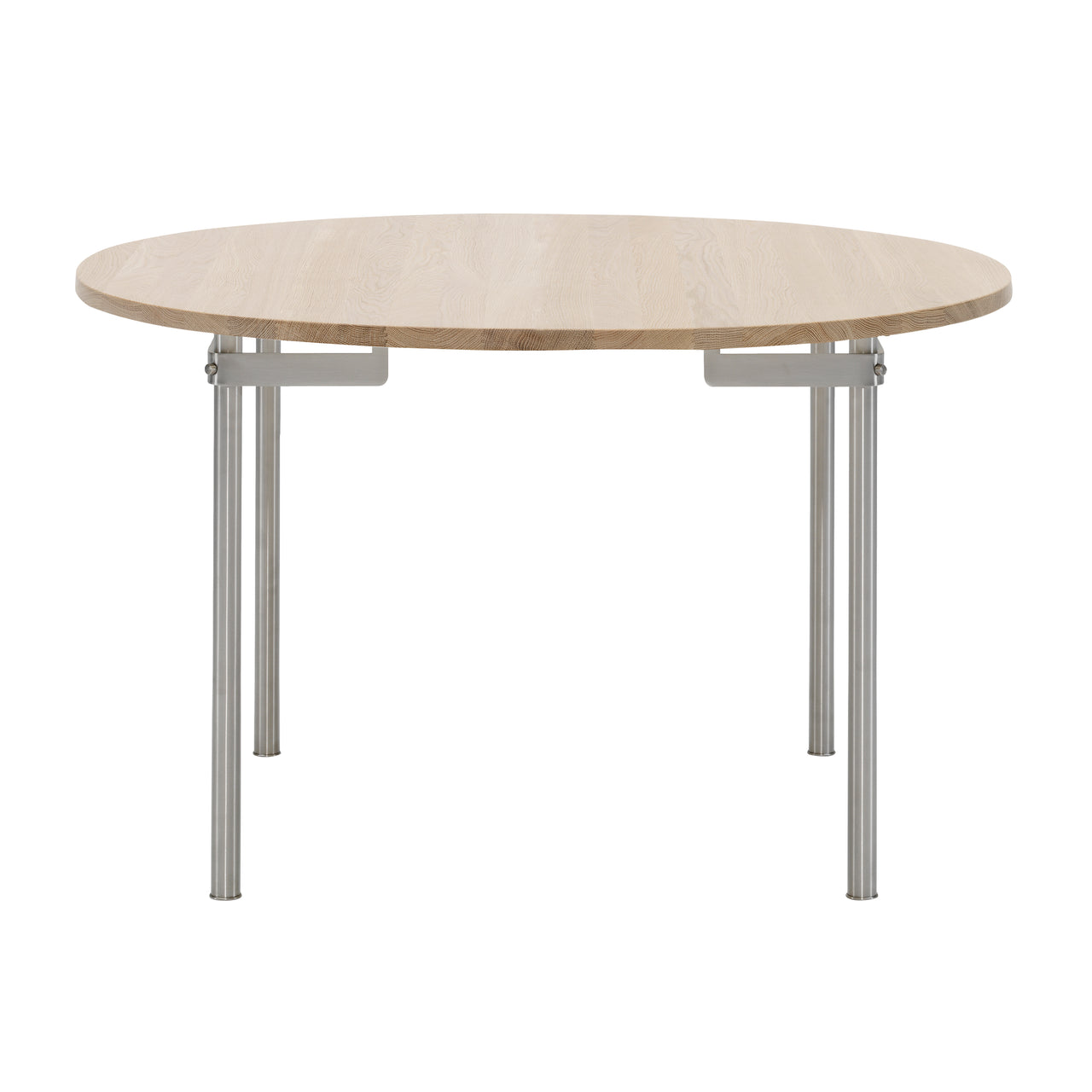 CH388 Dining Table:  Without Leaf + Soaped Oak