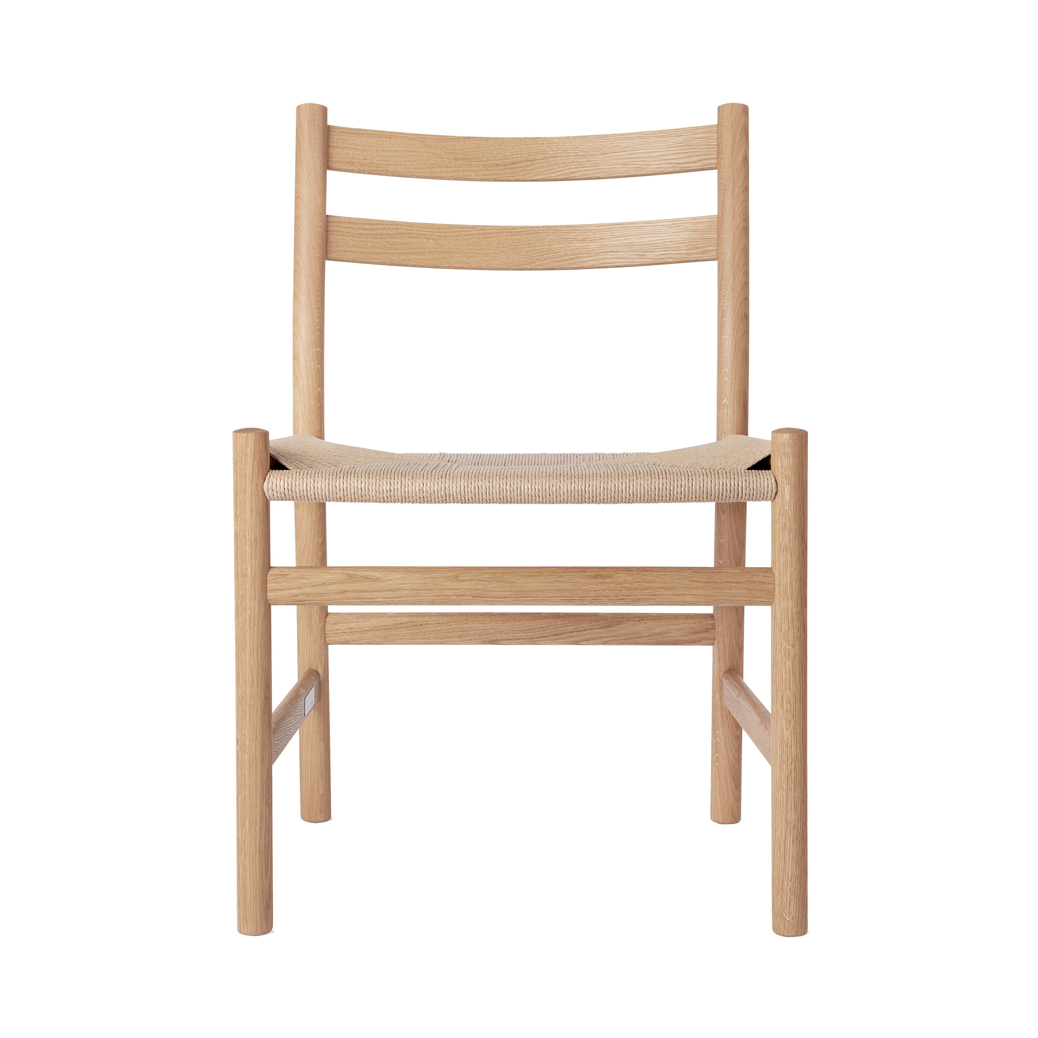 CH47 Chair: Natural + Oiled Oak + Without Cushion