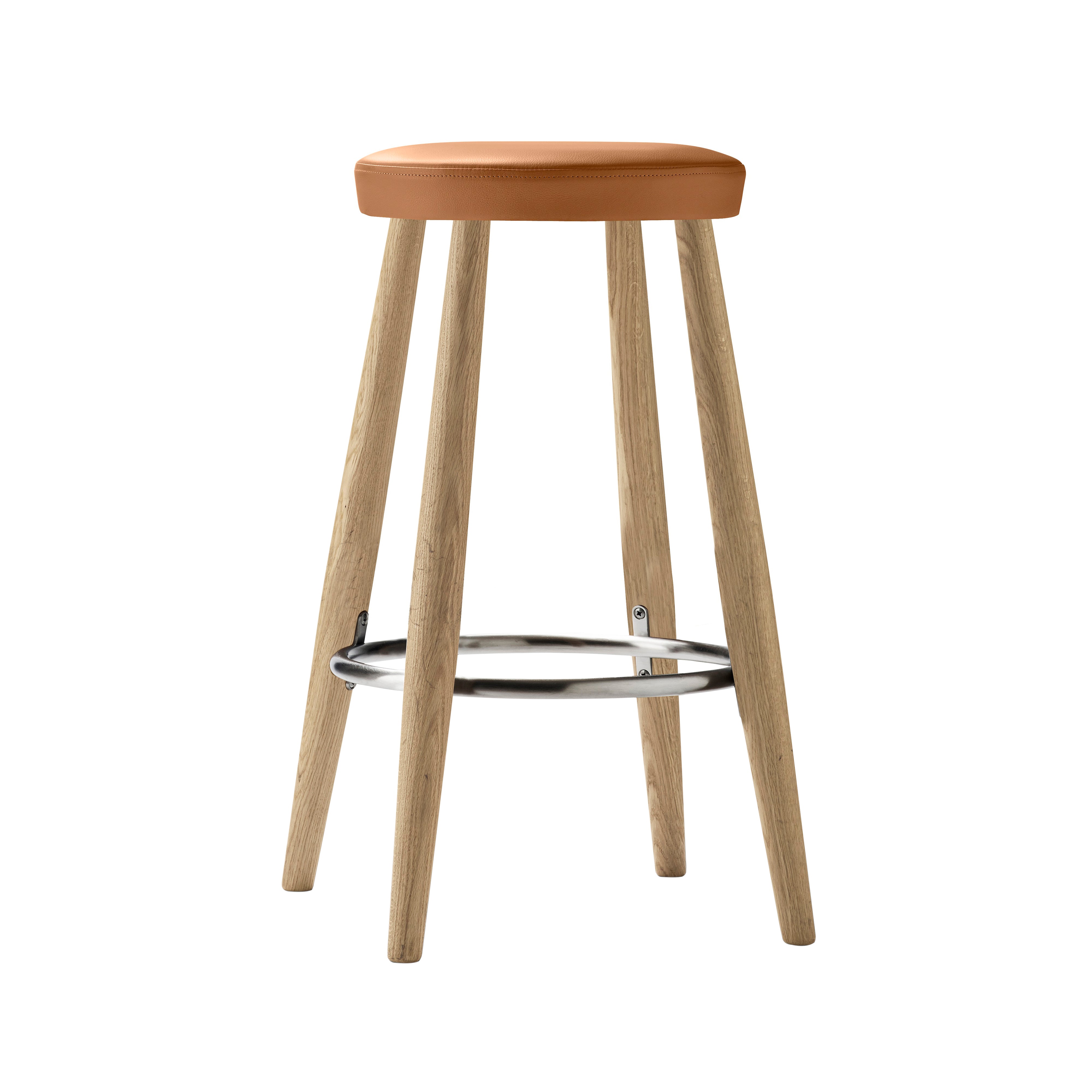 CH56 Bar + CH58 Counter Stool: Counter + Soaped  Oak