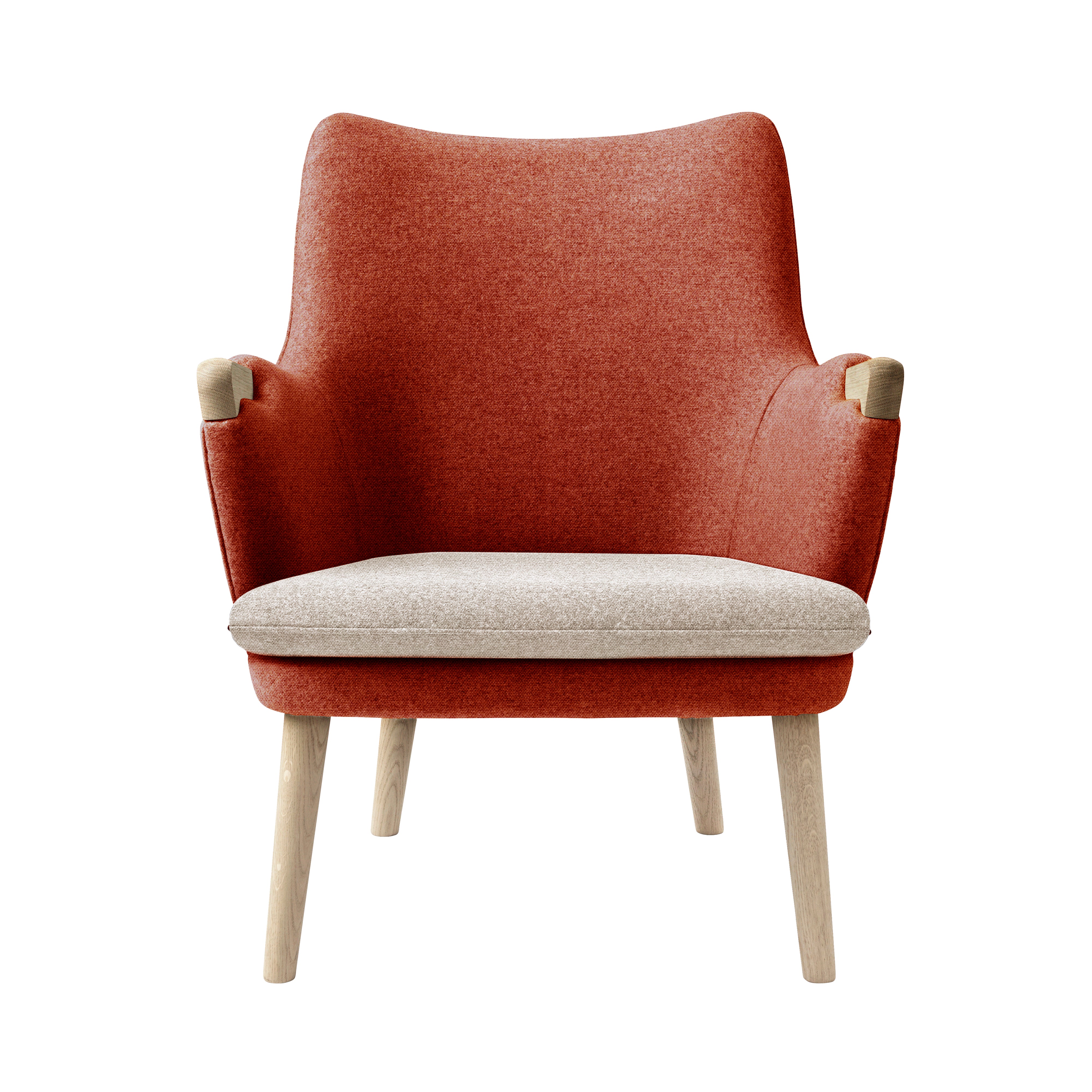 CH71 Lounge Chair: Soaped Oak