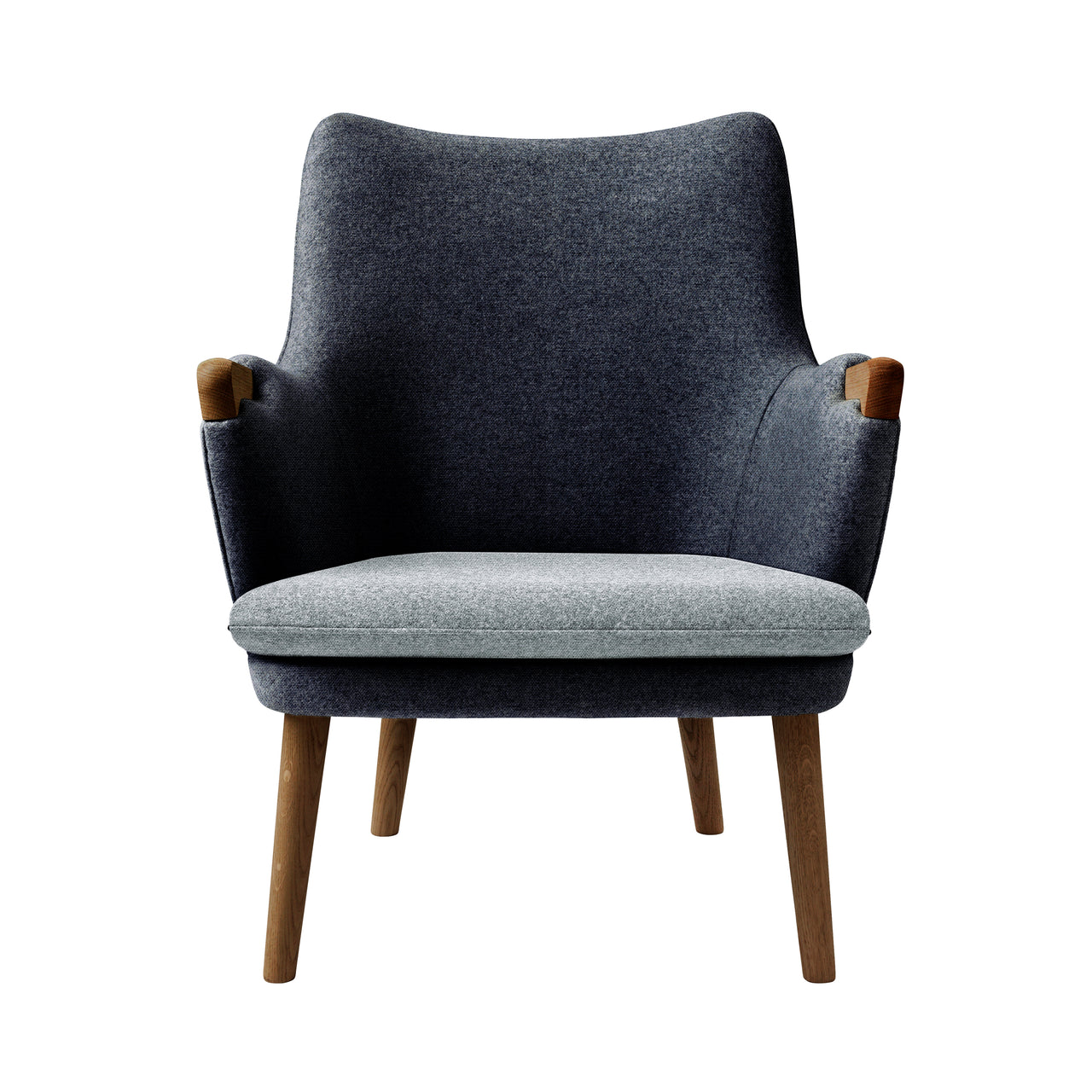 CH71 Lounge Chair: Oiled Walnut