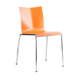 Chairik 101 Chair: Melamine + Burned Orange