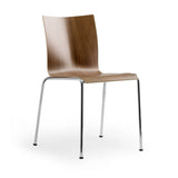 Chairik 101 Chair: Melamine Veneer + Walnut