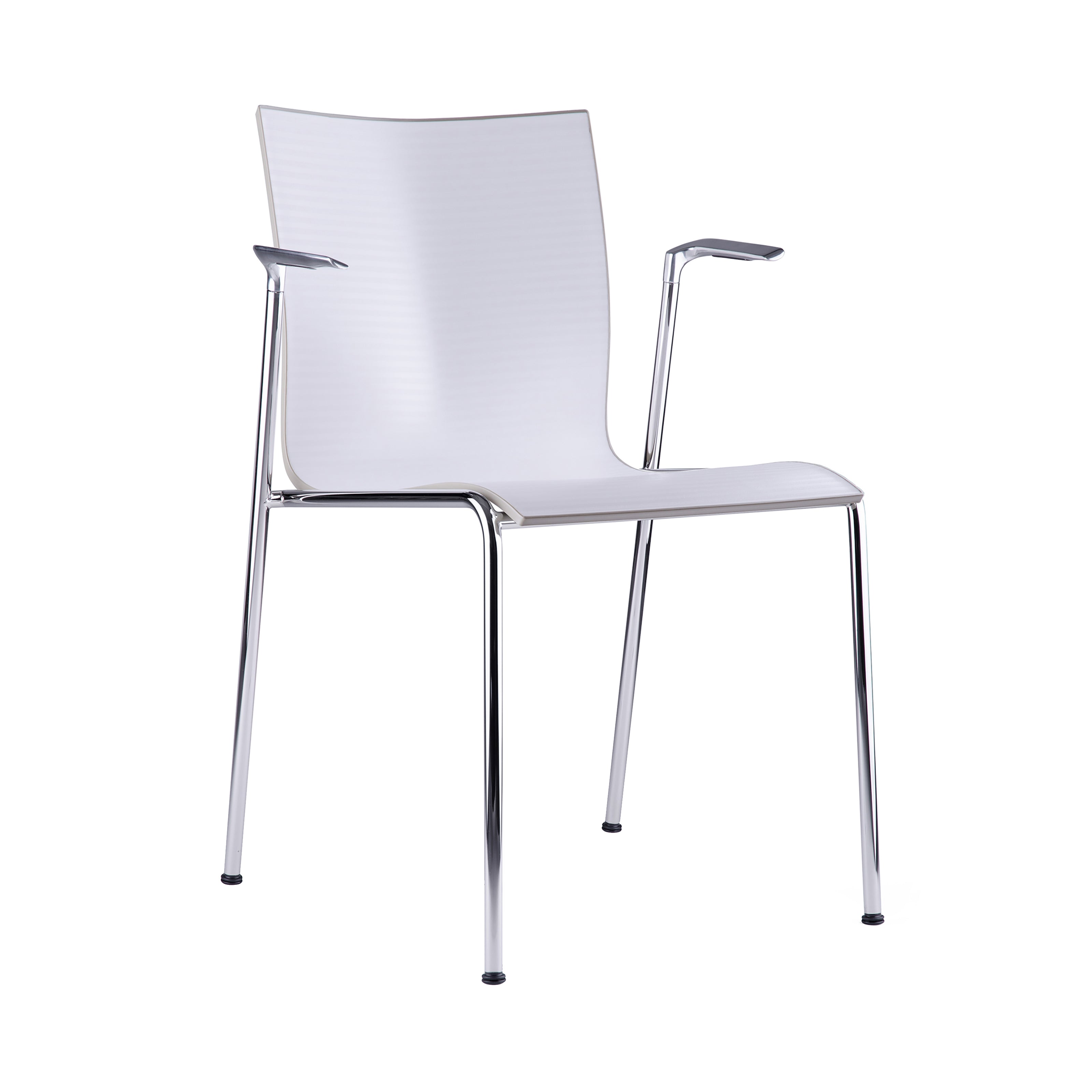 Chairik XL 123 Armchair: 4-Legs + Plastic + White