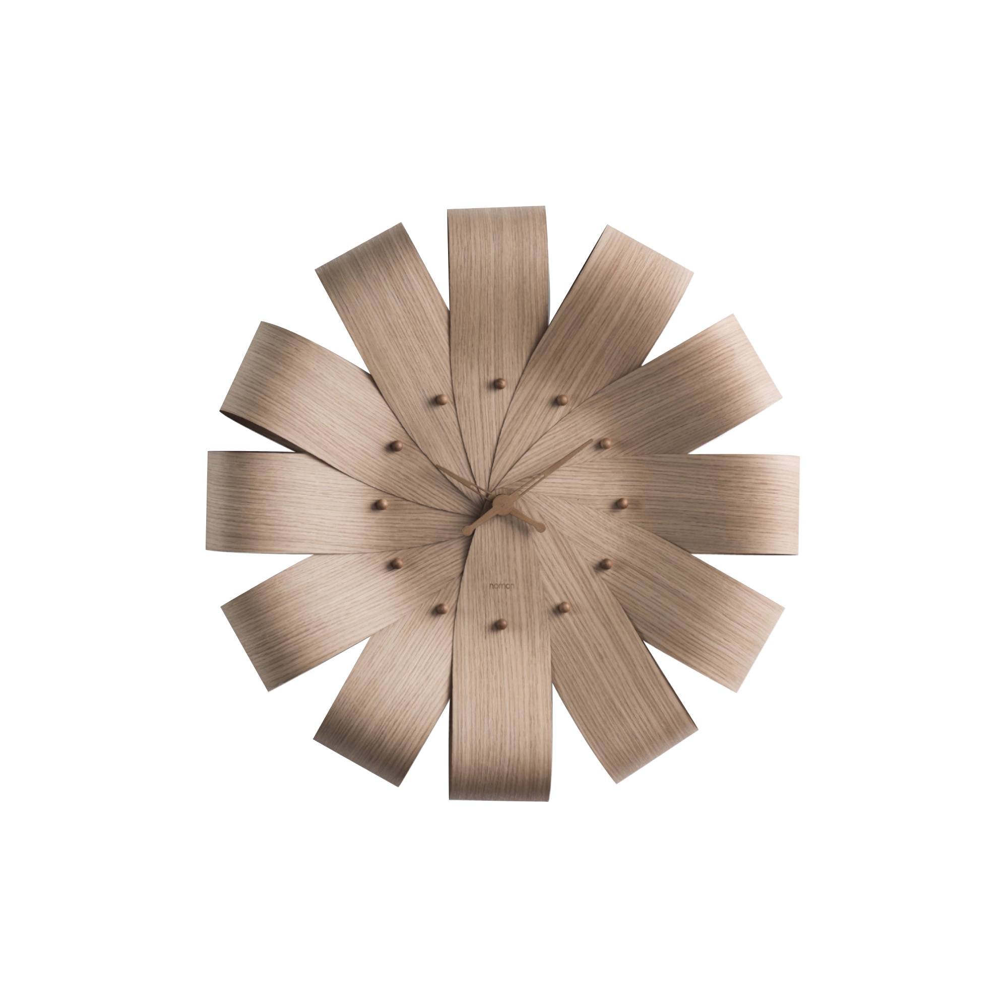 Ciclo Clock: Oak + Oak