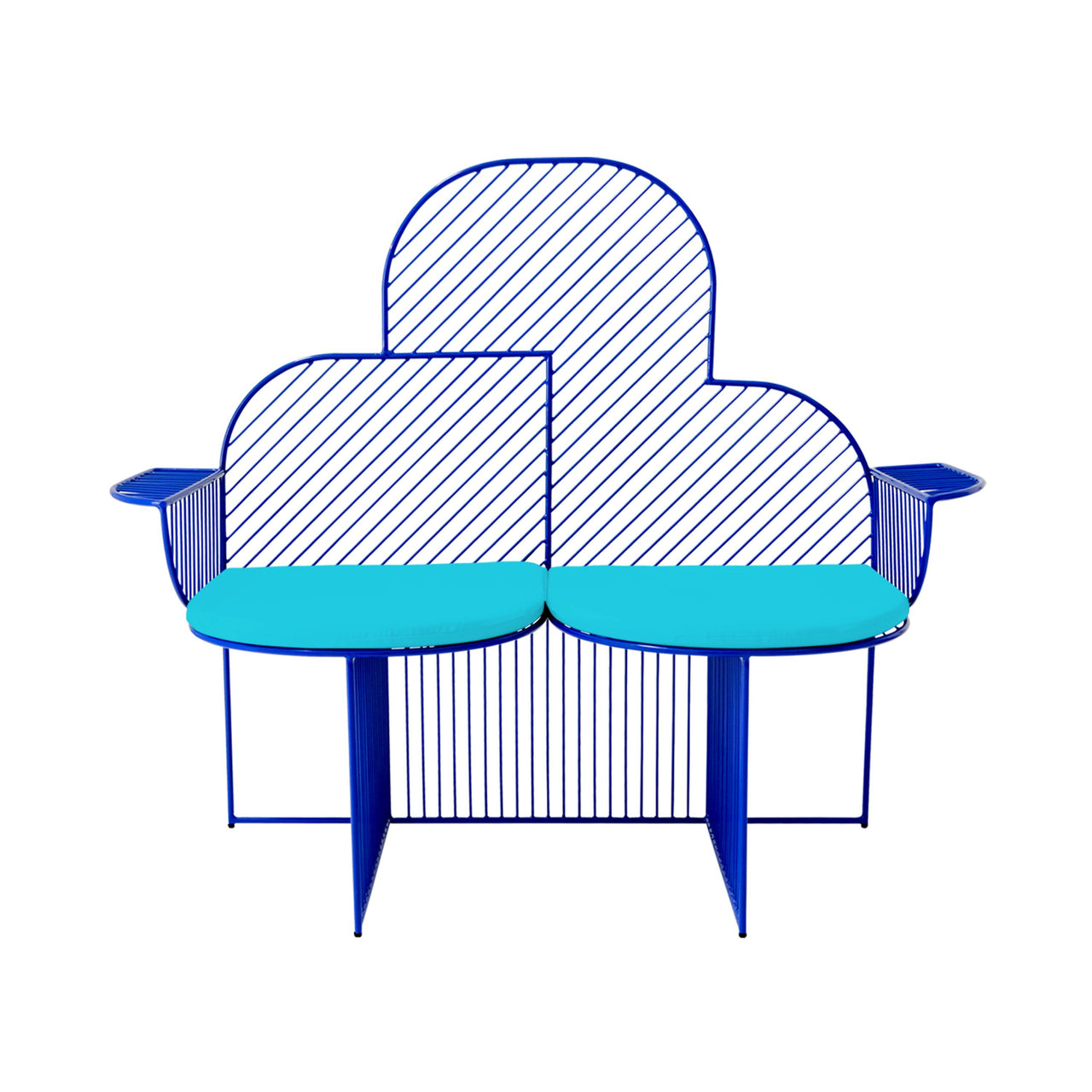Cloud Bench: Electric Blue + Aruba Seat Pad