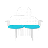 Cloud Bench: White + Aruba Seat Pad