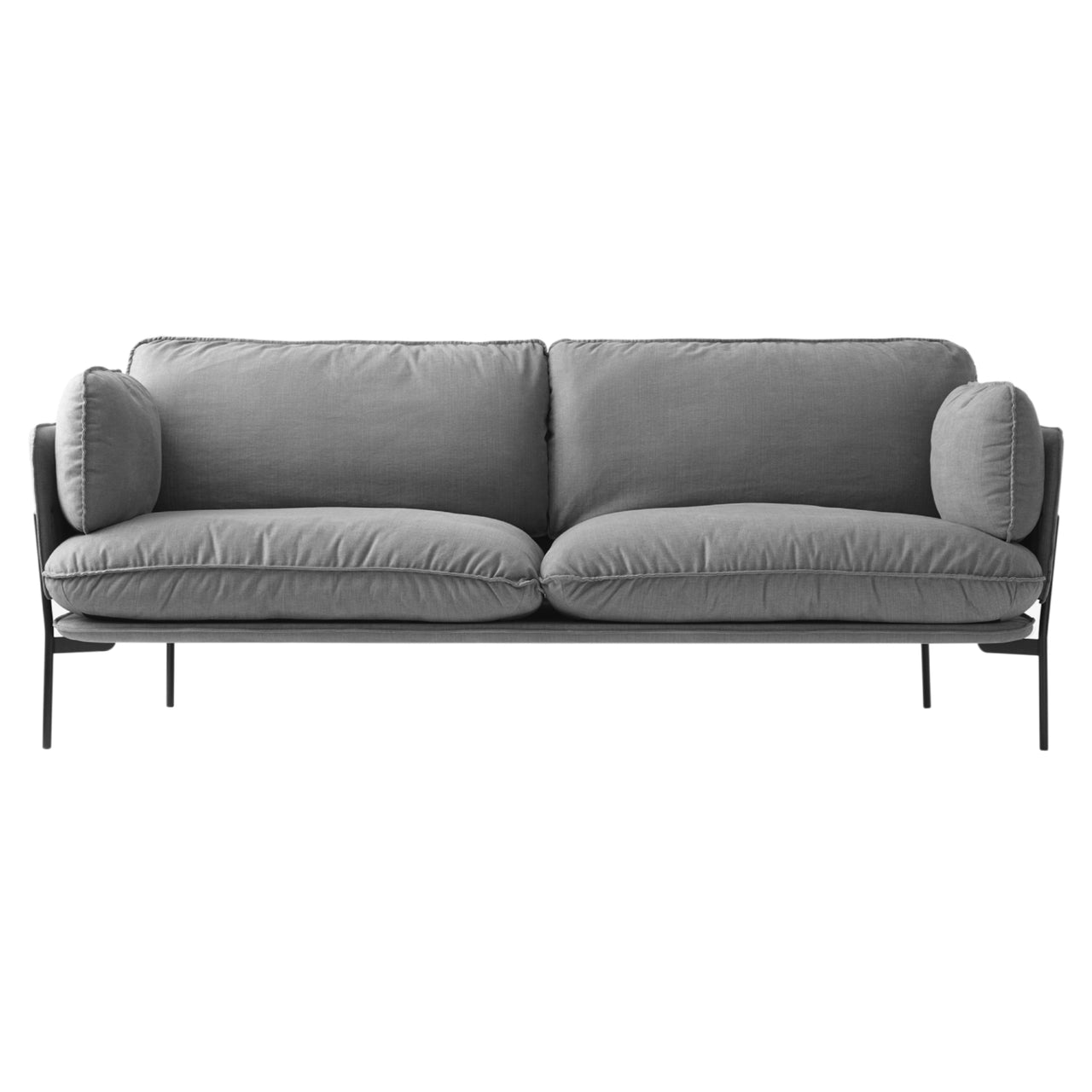 Cloud Sofa LN2 + LN3.2: 3 Seater + Black