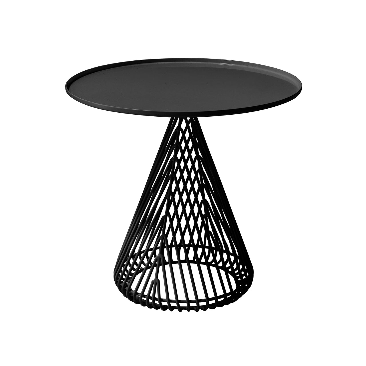 Cono Side Table: Color + Black