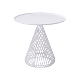 Cono Side Table: Color + White