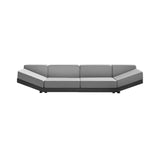 Alat Sofa Modules: Two Seater + Black + Zinc J236