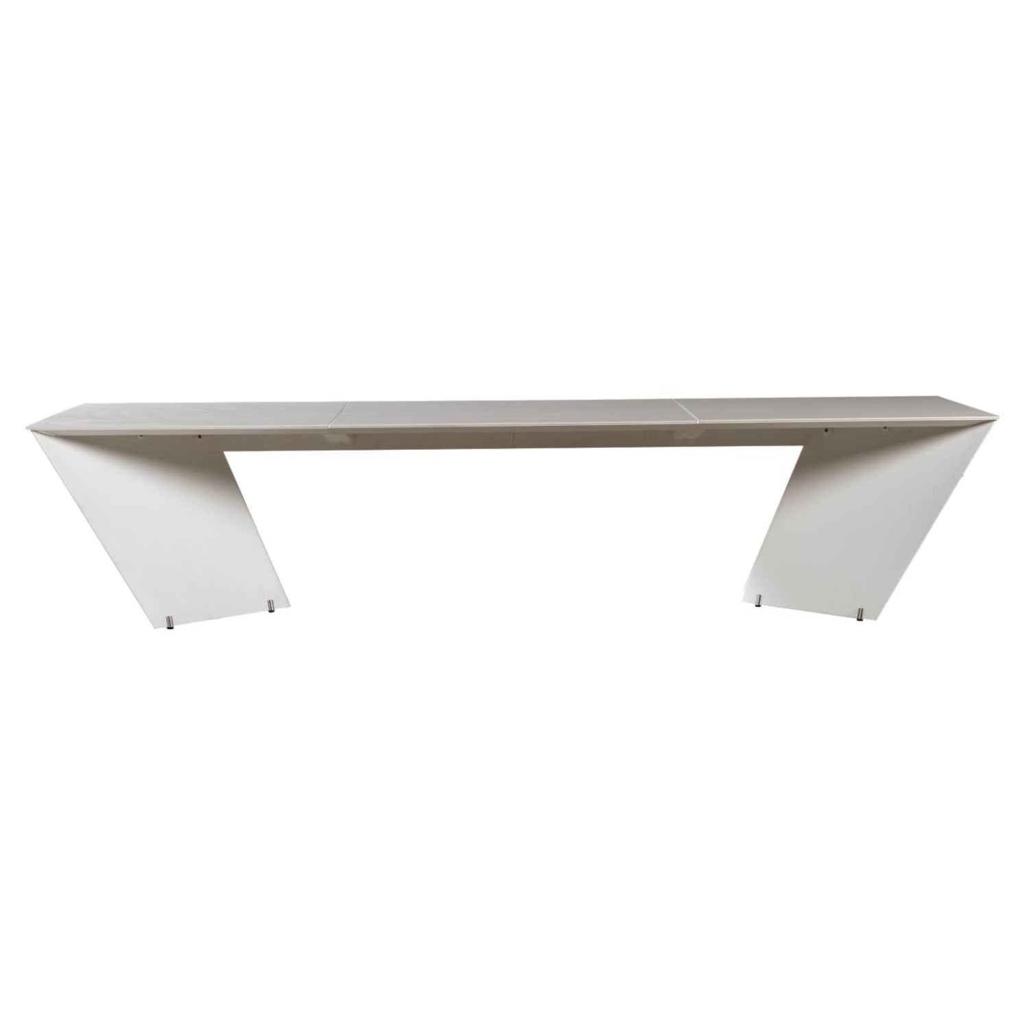 Angle Dining Table: Taupe + Galema