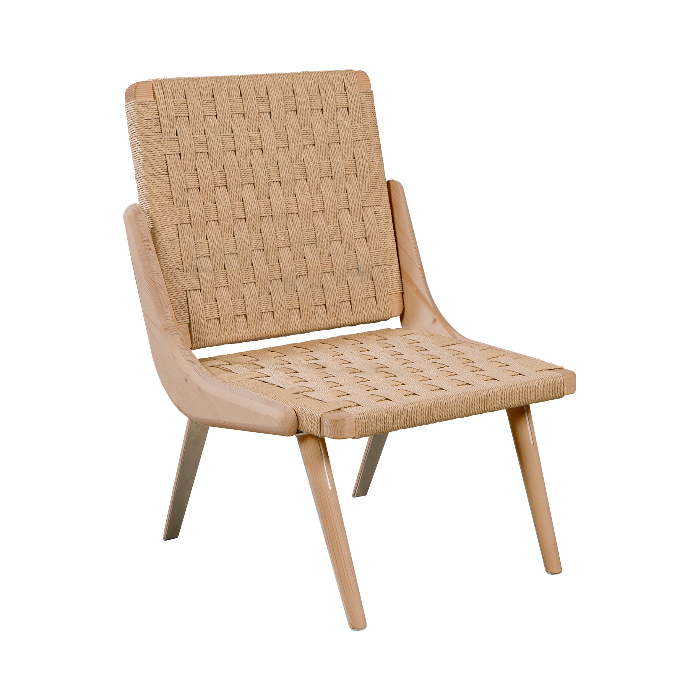 Boomerang Lounge Chair: Oak