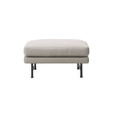 Calmo Ottoman: Metal Base + Black