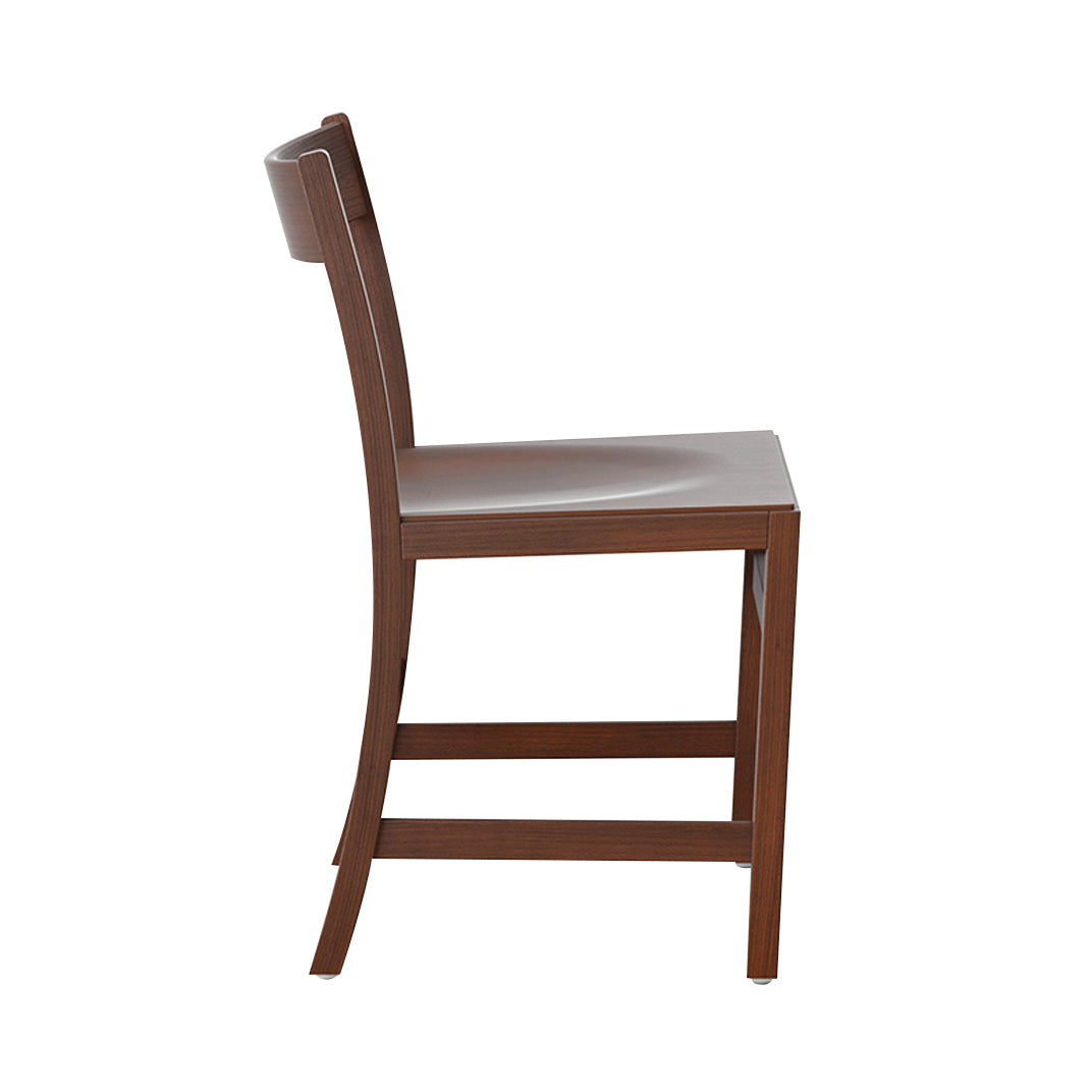 Waiter XL Chair: Walnut Stained Beech