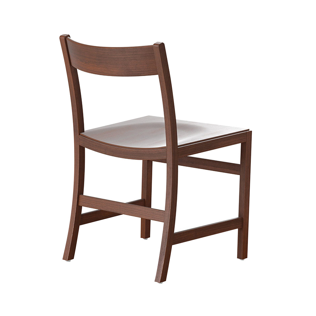 Waiter XL Chair: Walnut Stained Beech