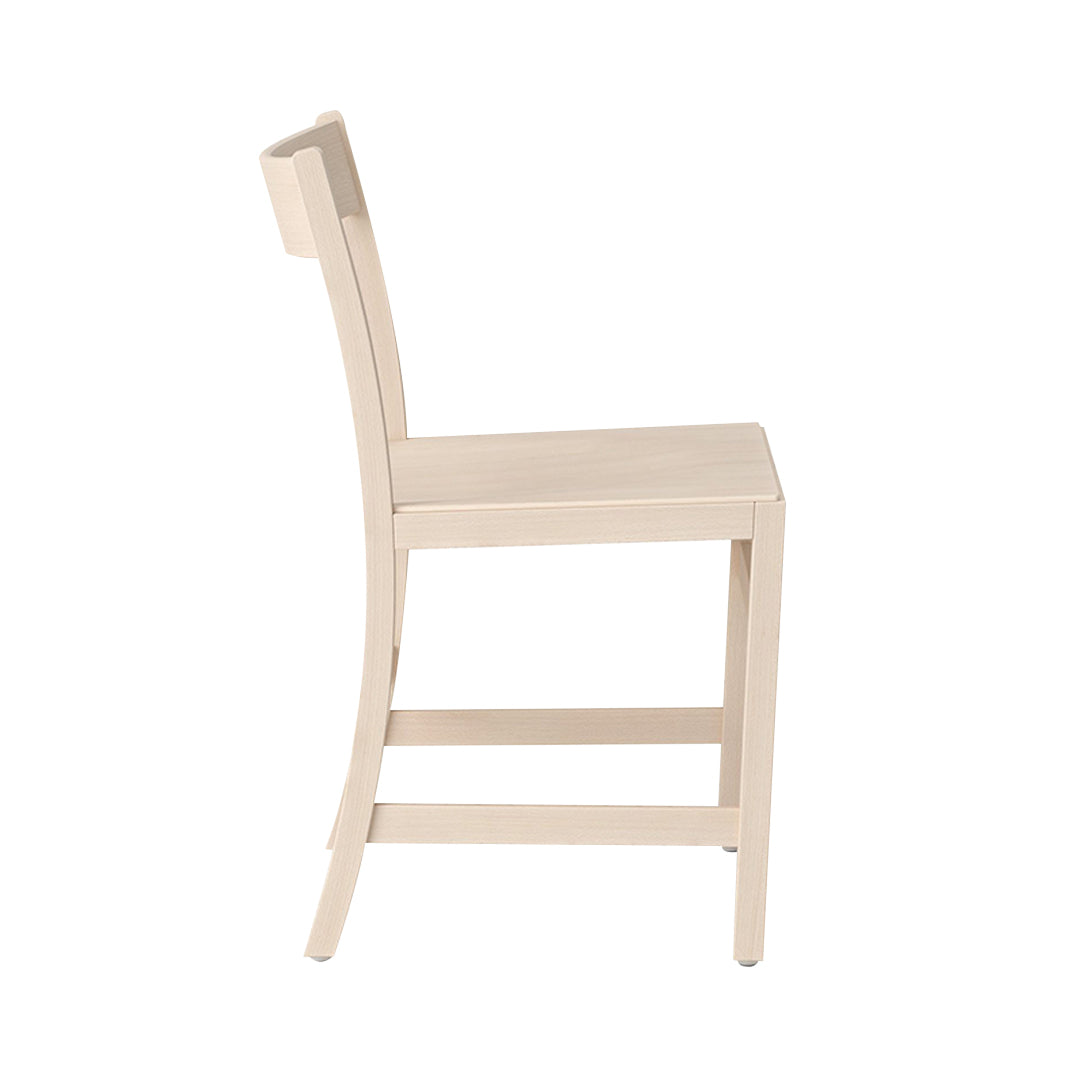 Waiter XL Chair: White Oiled Beech