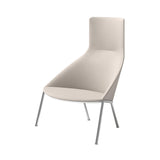 Circa Highback Lounge Chair: Without Armrest + Chrome