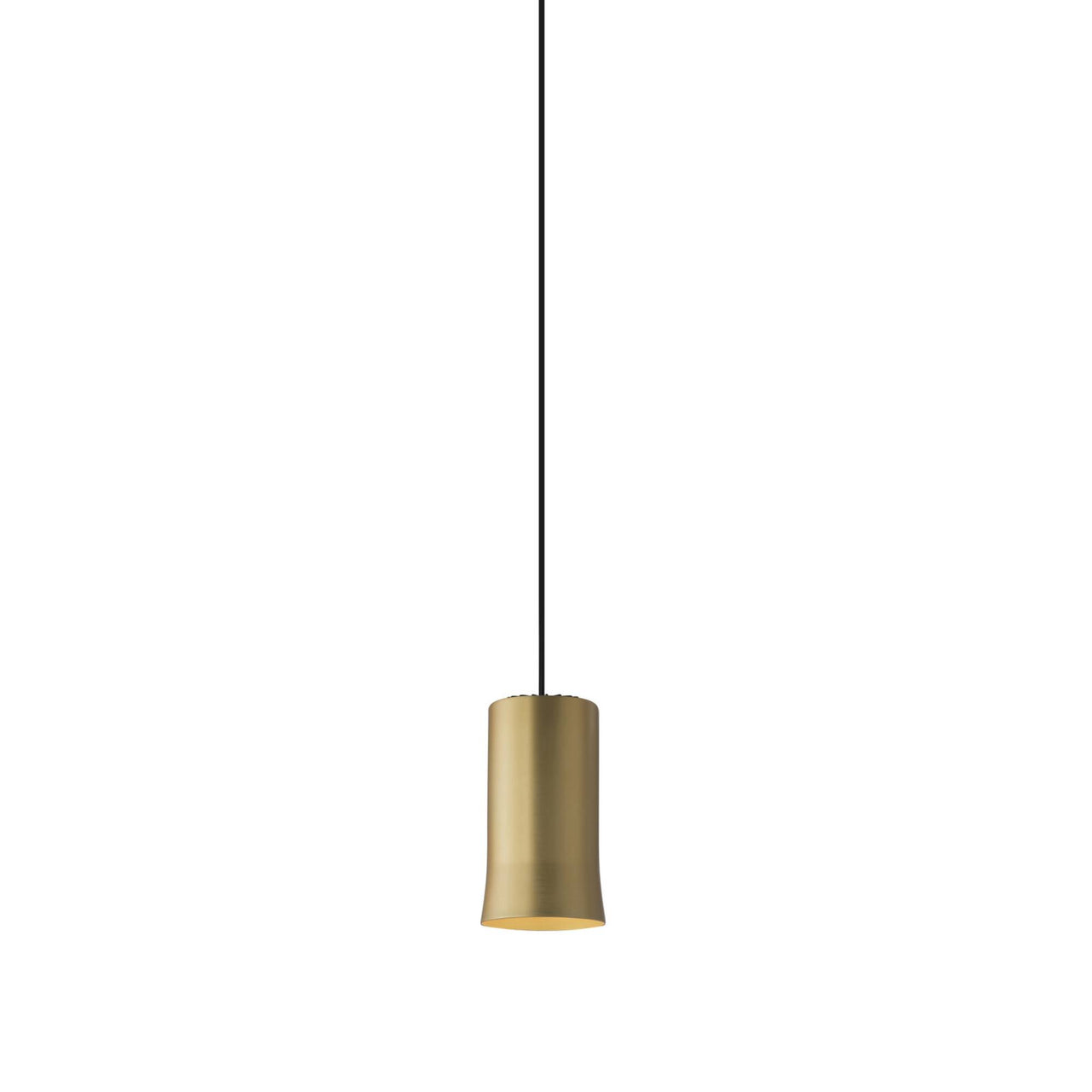 Cirio Simple Pendant Lamp: Polished Brass