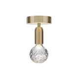 Crystal Bulb Ceiling Light: Clear
