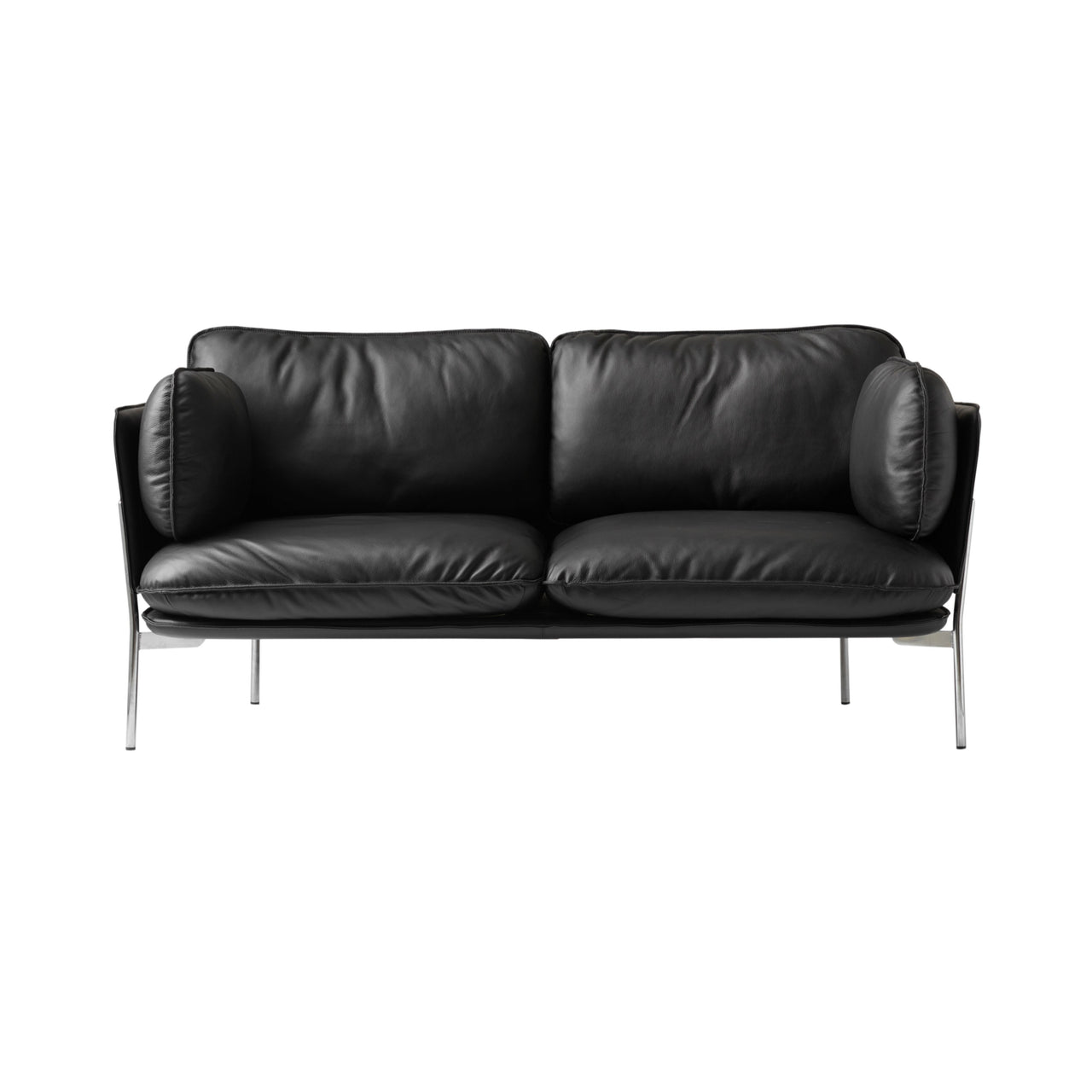 Cloud Sofa LN2 + LN3.2: 2 Seater + Chrome