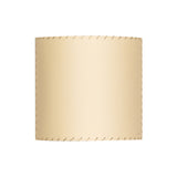 Comodín Wall Lamp: Square + Stitched Beige Parchment