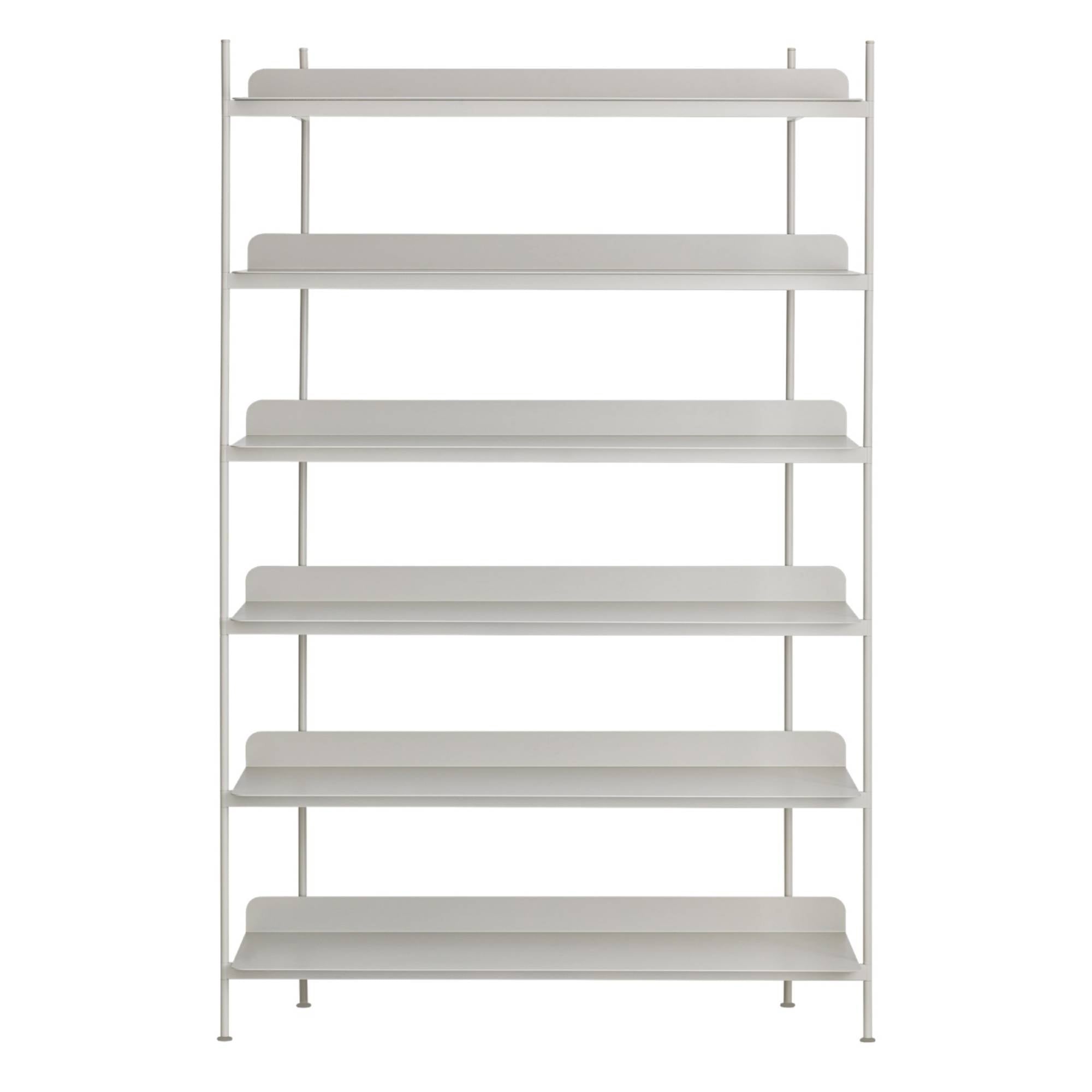 Compile Shelving System: Configuration 4 + Grey