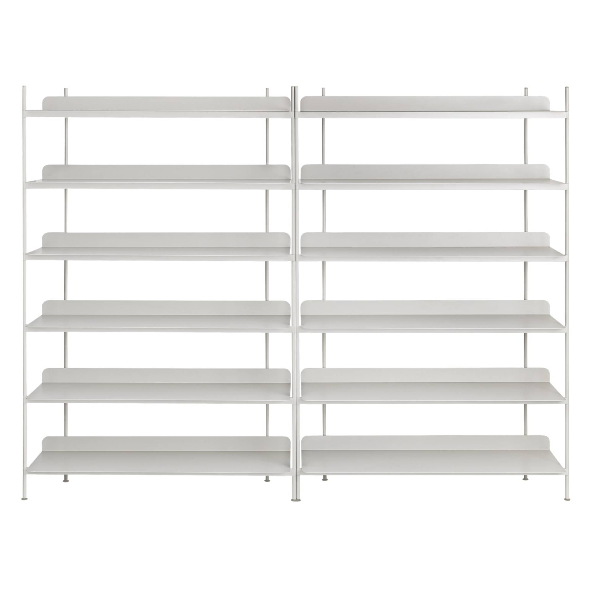 Compile Shelving System: Configuration 8 + Grey