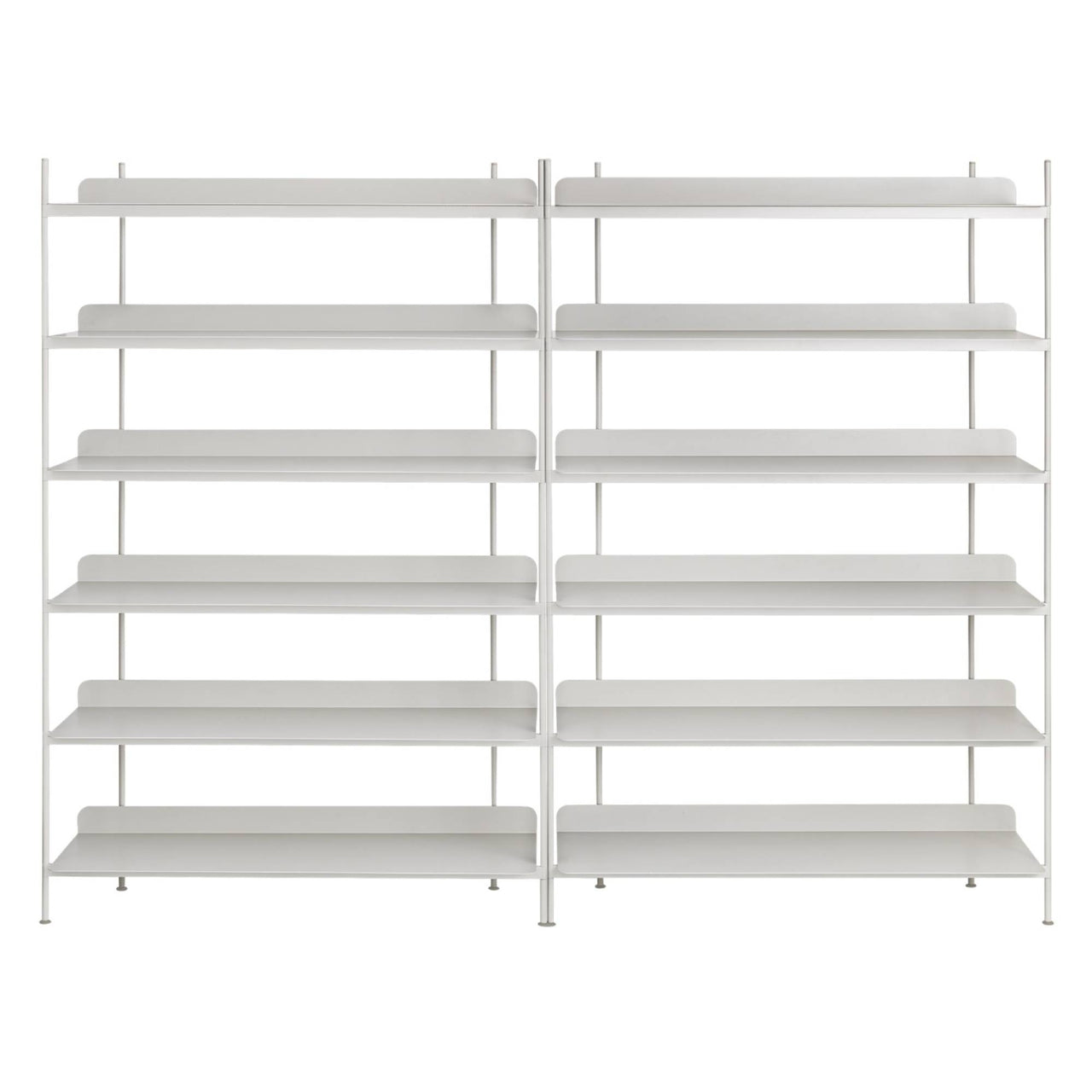 Compile Shelving System: Configuration 8 + Grey