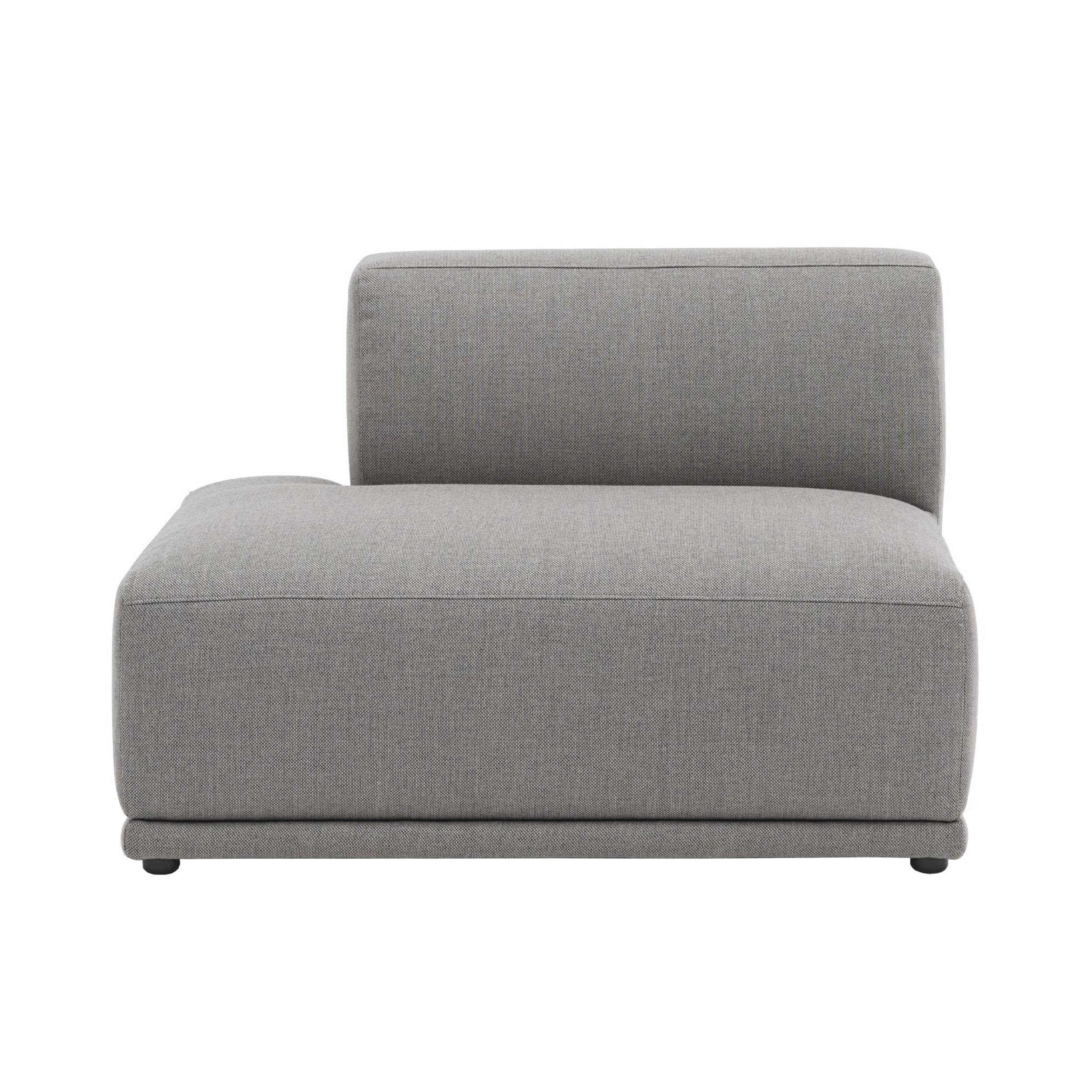 Connect Modular Sofa Pieces: F - Left Open-Ended