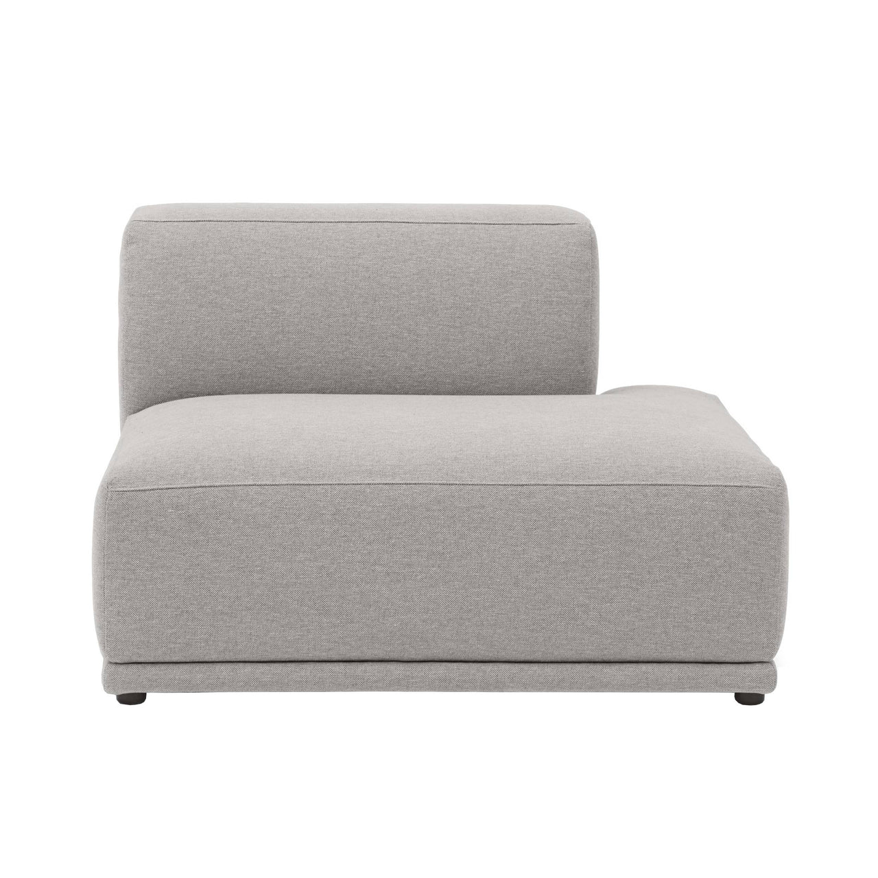 Connect Soft Sofa Modules: Right Open-Ended D + Clay 12