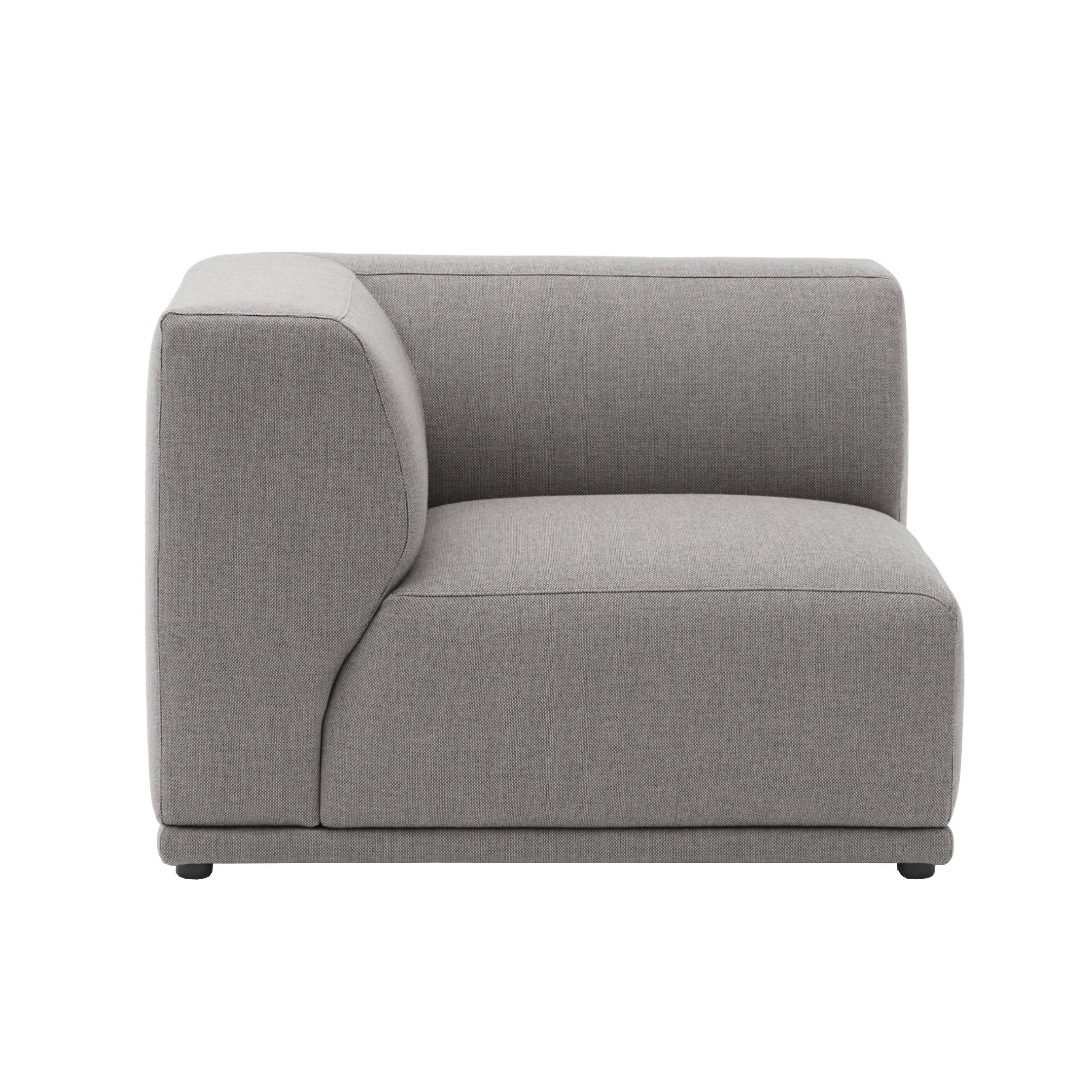 Connect Soft Sofa Modules: Corner F + Re-Wool 128