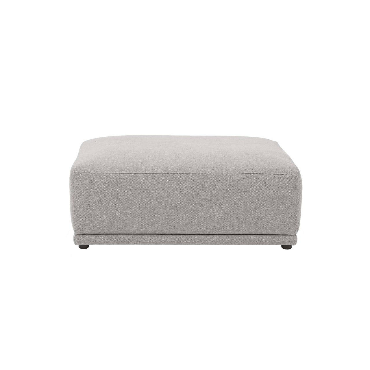 Connect Soft Sofa Modules: Ottoman I + Clay 12