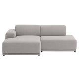 Connect Soft Modular Sofa: 2 Seater + Configuration 3 