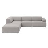 Connect Soft Modular Sofa + Corner: Configuration 1 + Stocked: Clay 12