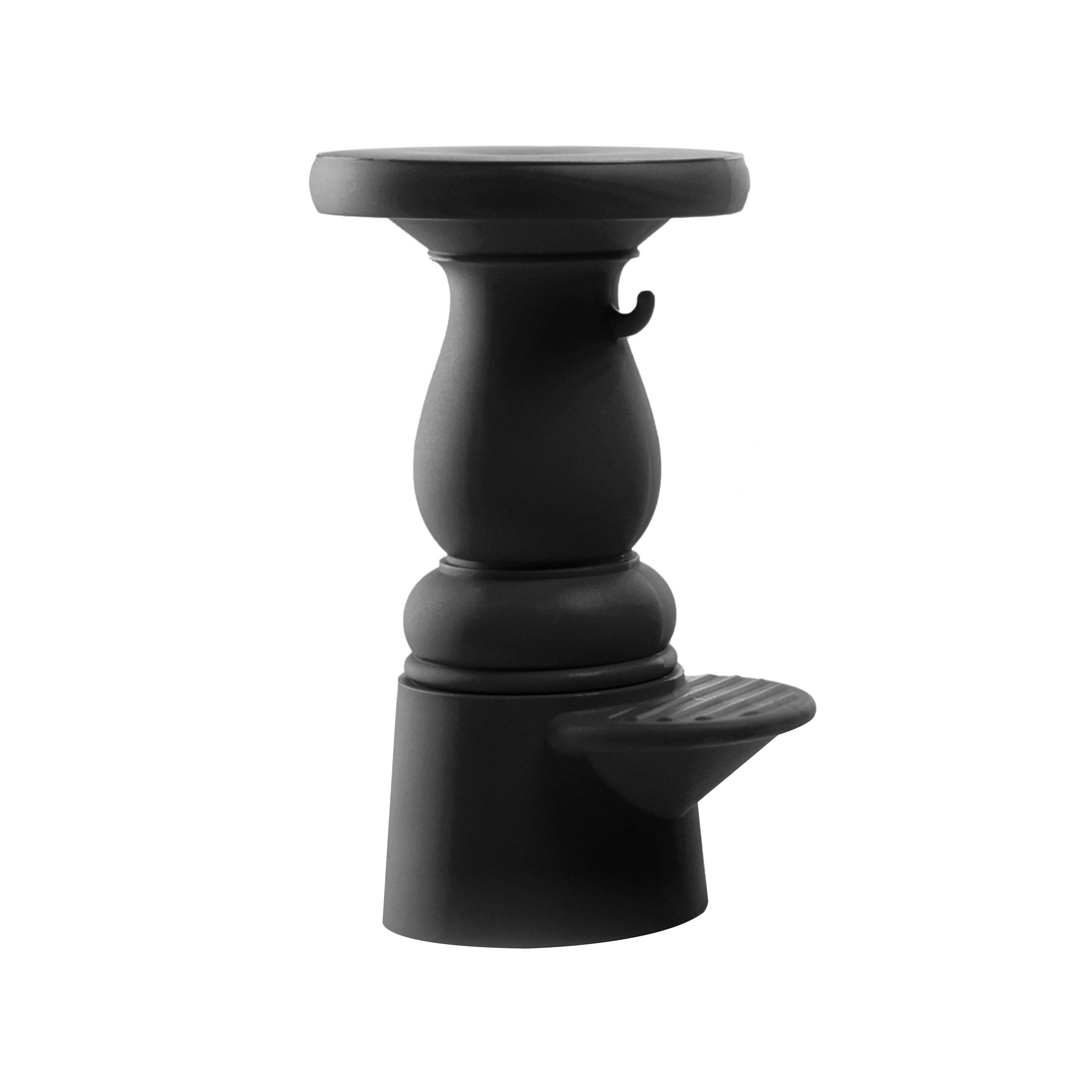 Container Bar + Counter Stool: Counter + Black