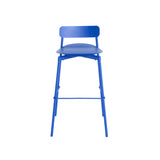 Fromme Bar + Counter Stool: Blue + Counter